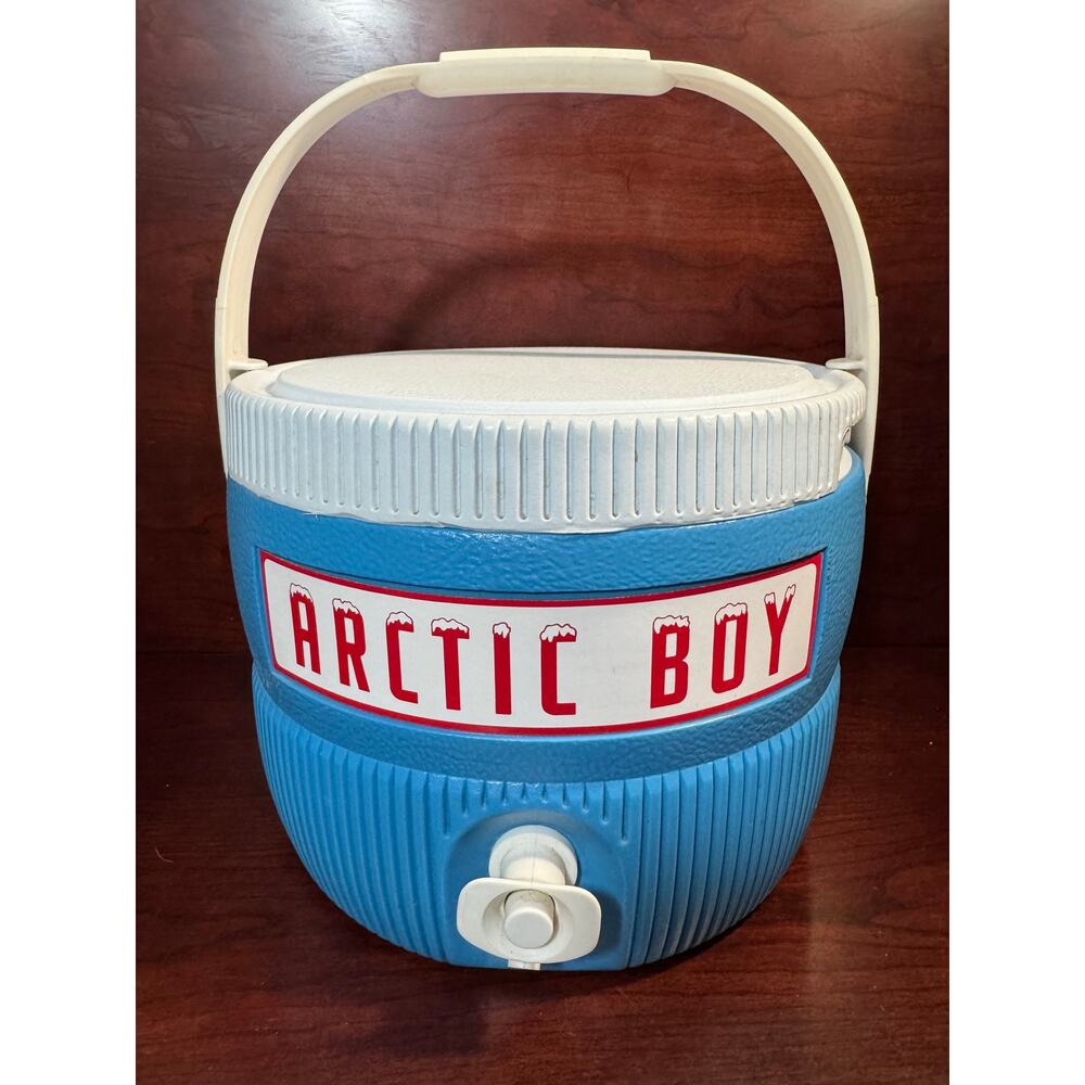 Arctic Boy 1 Gallon Beverage Cooler Jug Insulated Dispenser Sports Water Rare